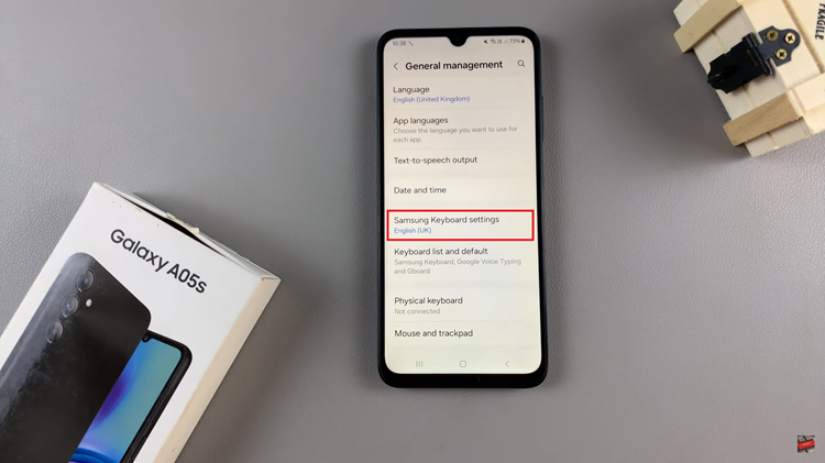 How To Add Keyboard Language On Samsung Galaxy A05s