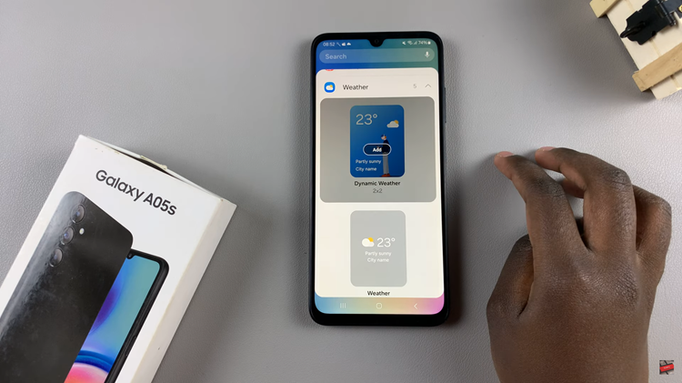 How To Add Weather Widget To Home Screen On Samsung Galaxy A05s
