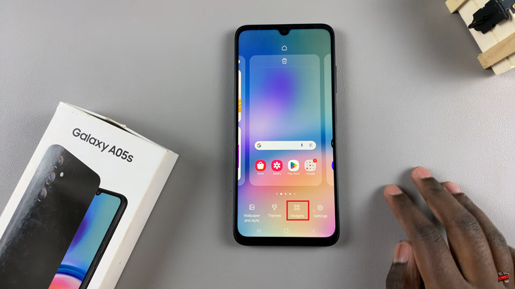 How To Add Weather Widget To Home Screen On Samsung Galaxy A05s