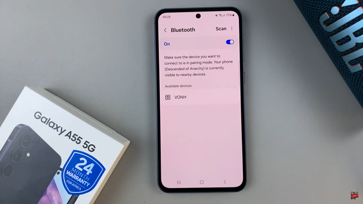 How To Connect Bluetooth Speaker To Samsung Galaxy A55 5G