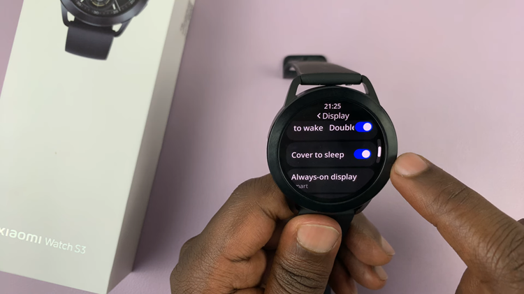 How To Enable & Disable Cover To Sleep On Xiaomi Watch S3