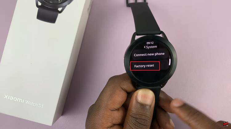 How To Factory Reset Xiaomi Watch S3