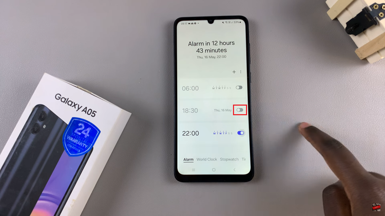 How To Turn OFF & Delete Alarm On Samsung Galaxy A05
