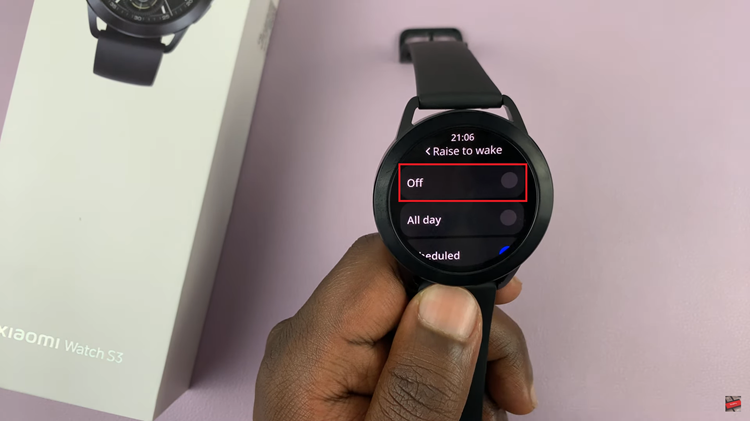 How To Turn OFF ‘Raise Wrist To Wake’ On Xiaomi Watch S3