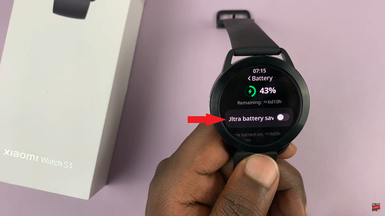 How To Turn ON Battery Saving Mode On Xiaomi Watch S3