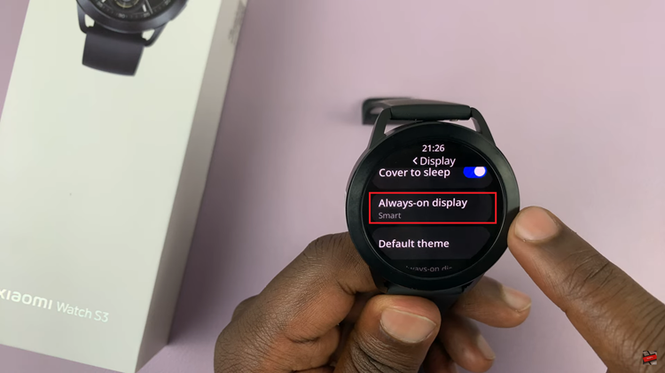 How To Turn ON & OFF Always On Display On Xiaomi Watch S3