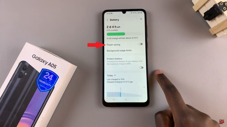 How To Turn ON & OFF Power Saving Mode On Samsung Galaxy A05