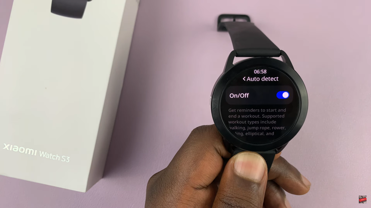 How To Turn ON Workout ‘Auto Detect’ On Xiaomi Watch S3