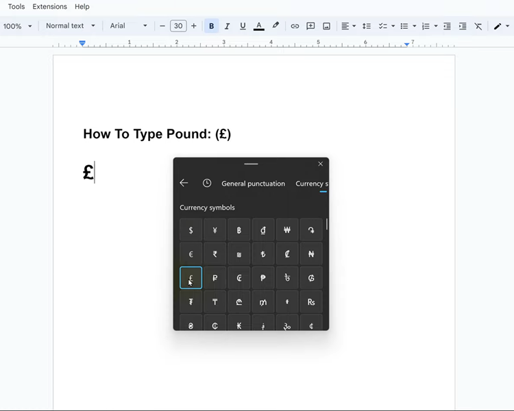 How To Type Pound £ Symbol Anywhere In Windows