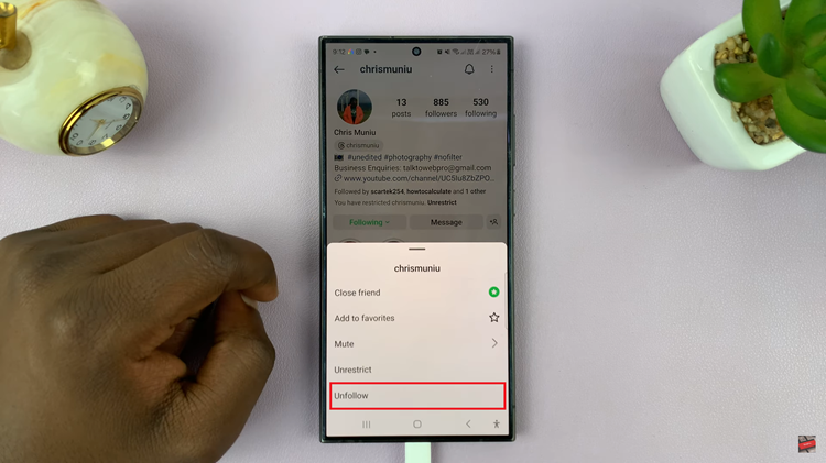 How To Unfollow On Instagram