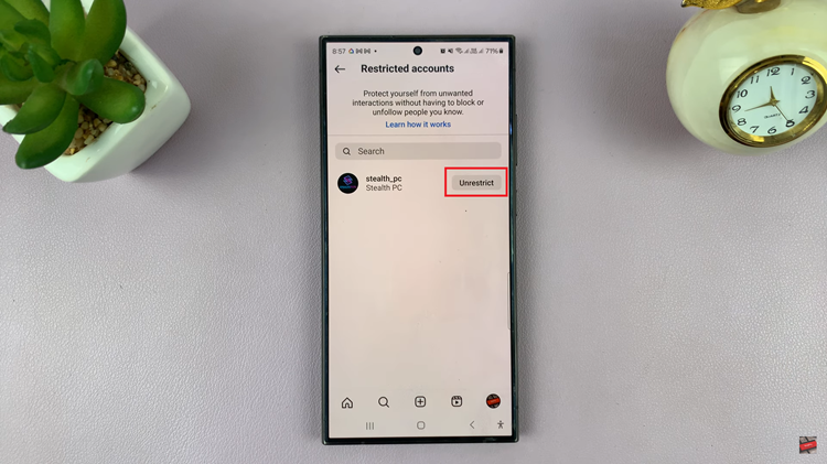 How To Unrestrict Someone On Instagram