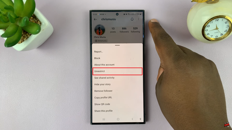 How To Unrestrict Someone On Instagram