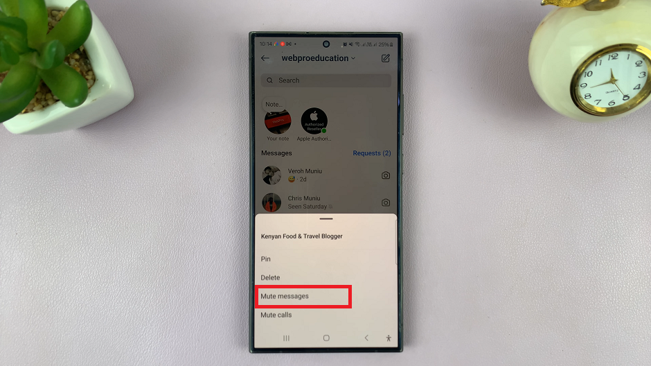 How To Mute Messages On Instagram