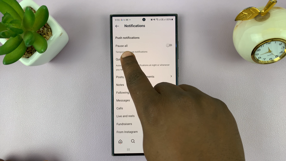 How To Pause All Notifications On Instagram