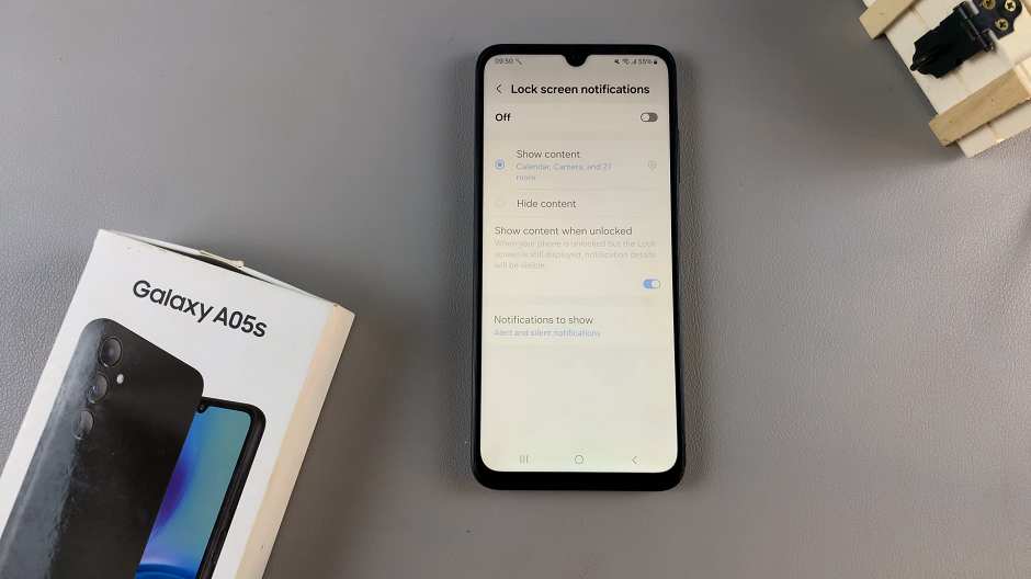 How To Disable Lock Screen Notifications On Samsung Galaxy A05s