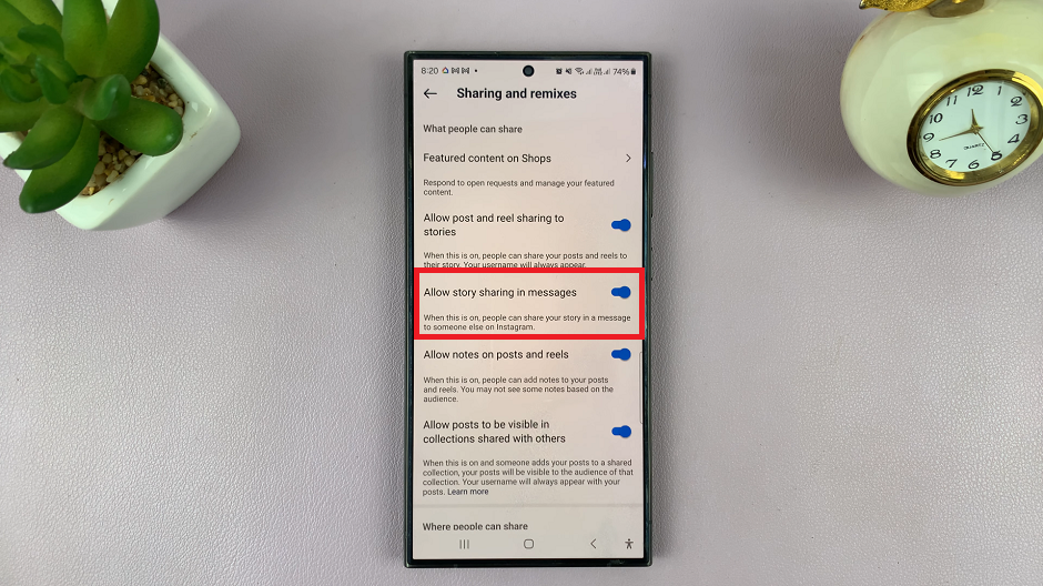 How To Stop People From Sharing Instagram Story In Messages