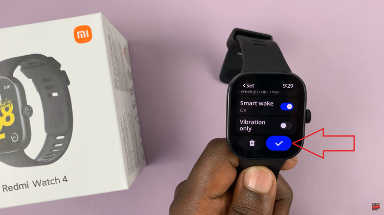 Set Alarm On Redmi Watch 4