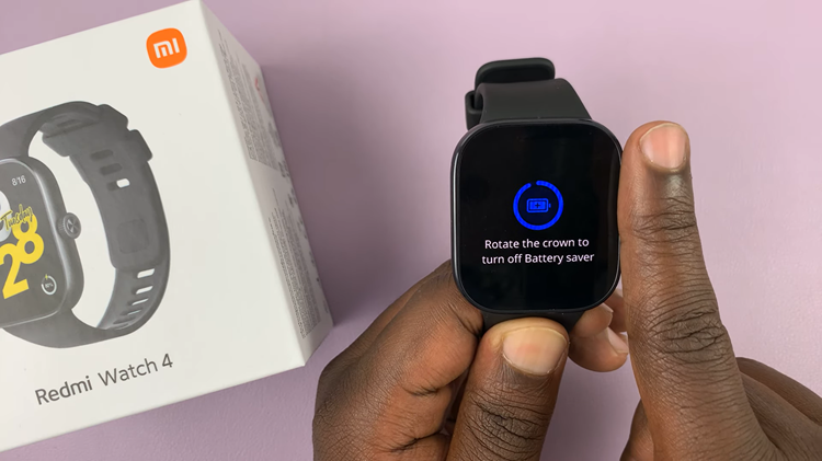Turn OFF Battery Saving Mode On Redmi Watch 4