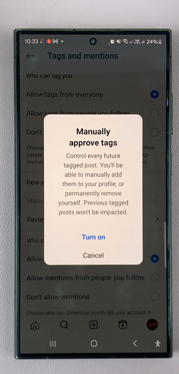 How To Enable 'Manually Approve Tags' On Instagram