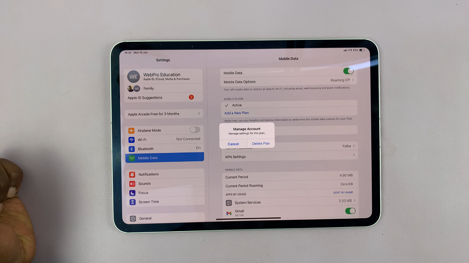 How To Remove / Delete eSIM On M4 iPad Pro