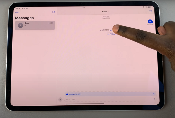 How To Edit Schedule Messages In iOS 18 (iPad)
