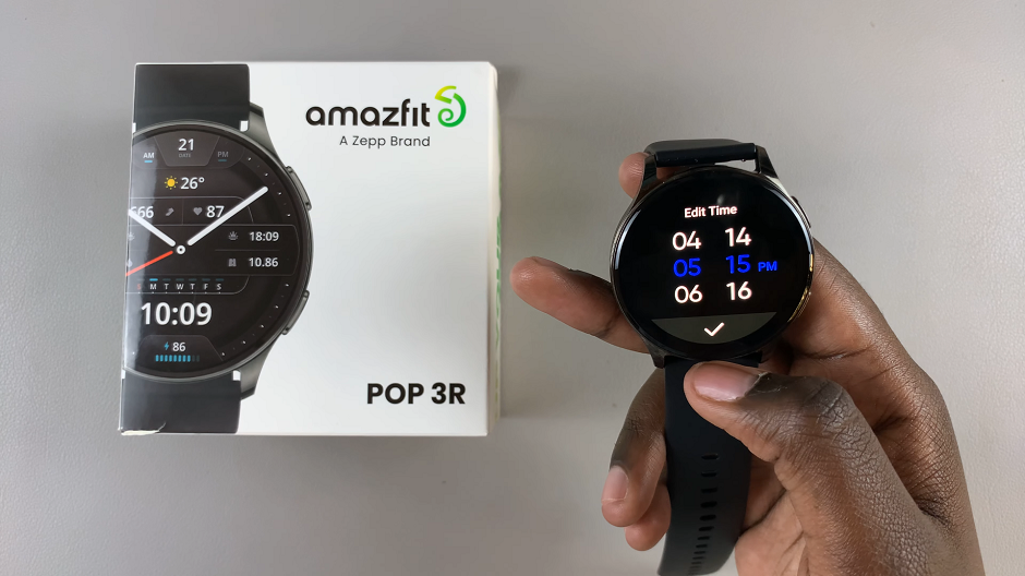 Set Alarm On Amazfit Pop 3R