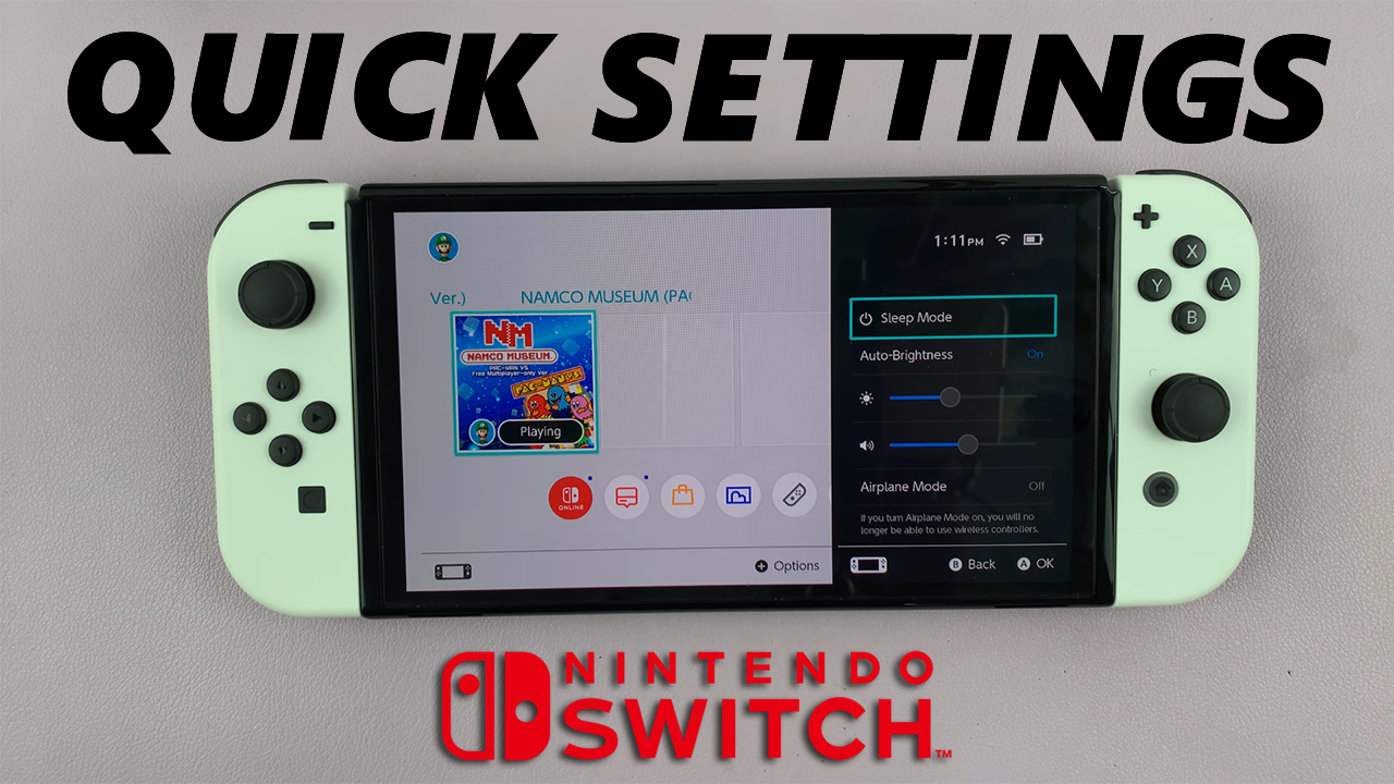 How To Access Quick Settings On Nintendo Switch