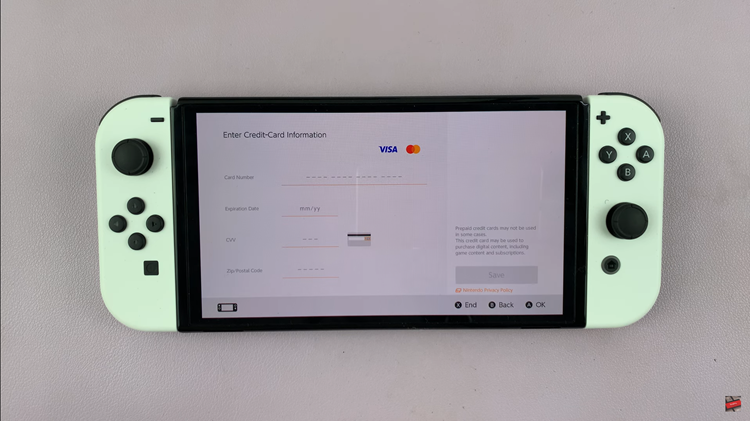 How To Add Credit Card To Nintendo Switch