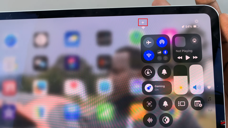 How To Add New Control Center Page On iOS 18 iPad 
