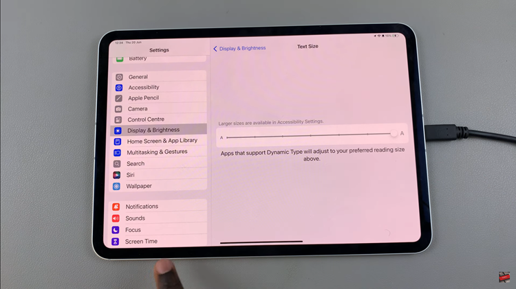 How To Change Font Size On iPad
