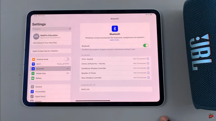 How To Connect Bluetooth Speaker To iPad