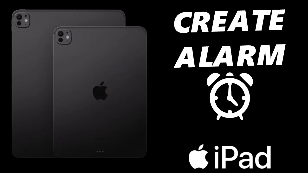 Click to Watch video: How To Create Alarm On iPad