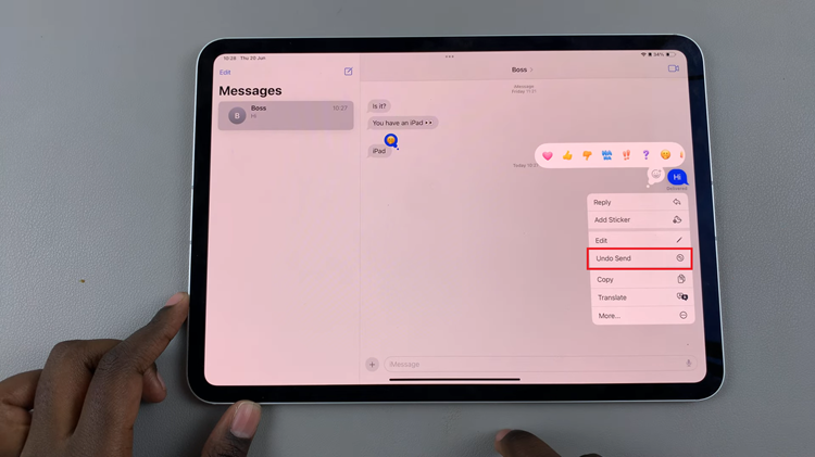 How To Delete Sent Messages On iPad