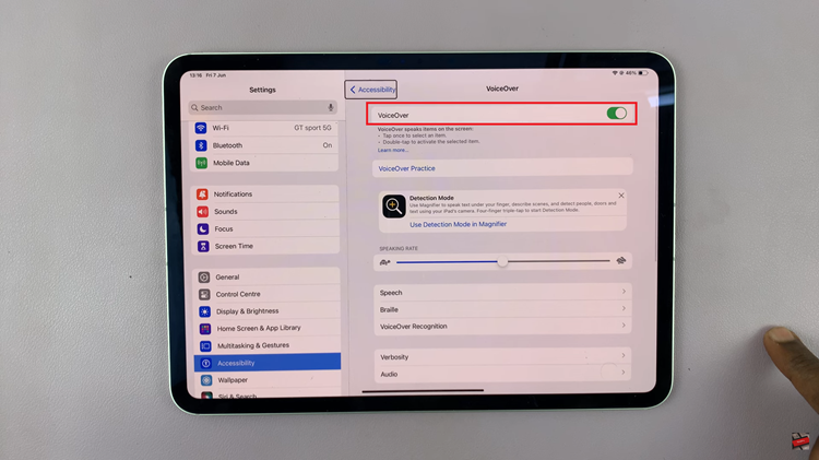 How To Disable Voice Over Mode On M4 iPad Pro