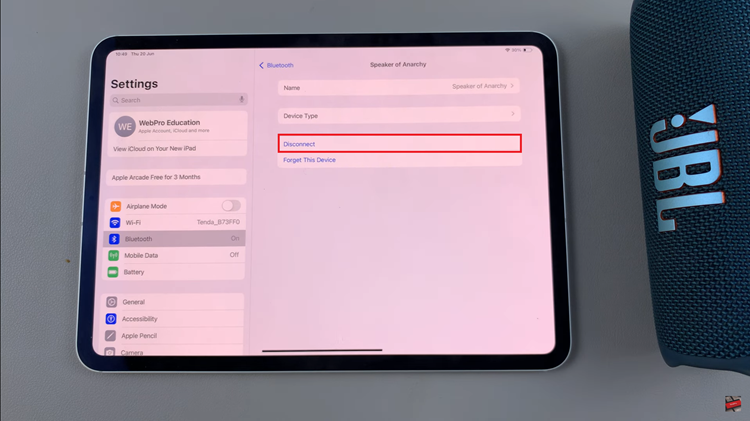 How To Disconnect & Forget Bluetooth Speaker On iPad