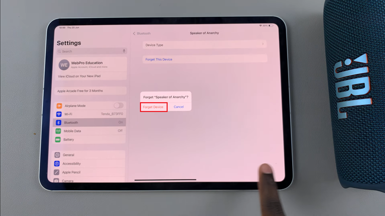 How To Disconnect & Forget Bluetooth Speaker On iPad
