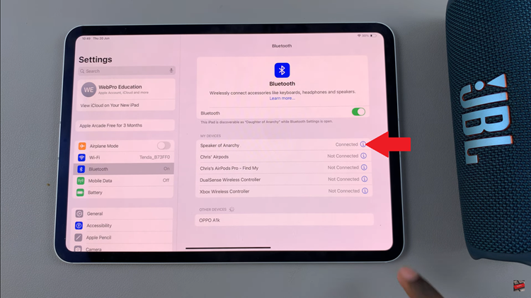 How To Disconnect & Forget Bluetooth Speaker On iPad