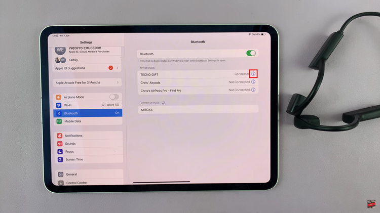 How To Disconnect & Unpair Bluetooth Devices From M4 iPad Pro
