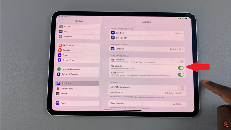 How To Enable Automatic App Updates On iPad