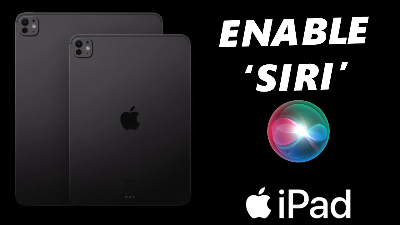 Click to Watch Video: How To Enable 'Siri' Instead Of 'Hey Siri' On iPad