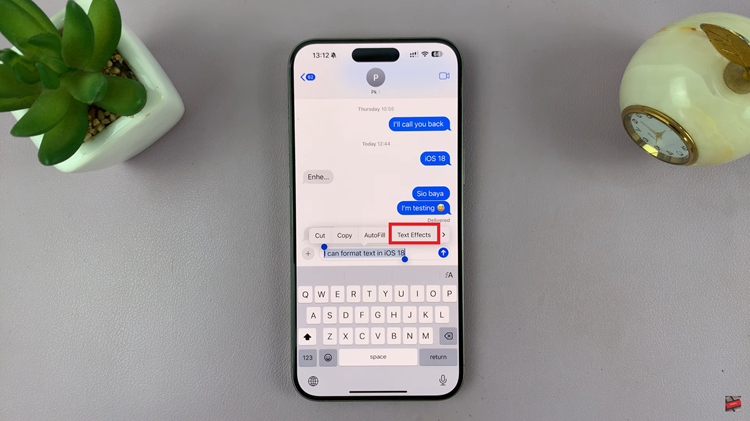 How To Format & Add Text Effects To Messages On iOS 18