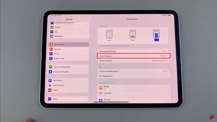 How To Hide Notification Contents From Lock Screen On iPad