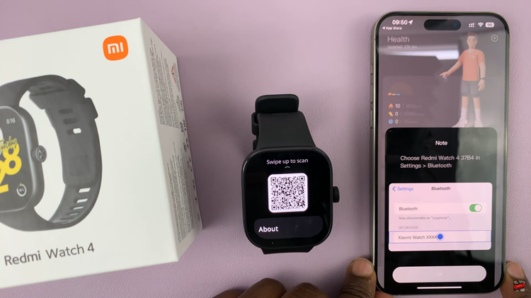 How To Pair Redmi Watch 4 With iPhone