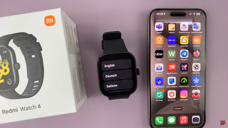 How To Pair Redmi Watch 4 With iPhone