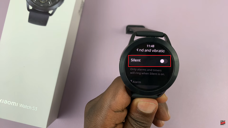 How To Put Xiaomi Watch S3 In Silent Mode
