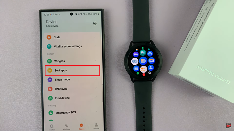 How To Rearrange Apps On Xiaomi Watch S3