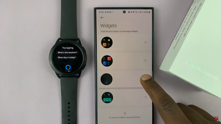 How To Rearrange Widgets On Xiaomi Watch S3