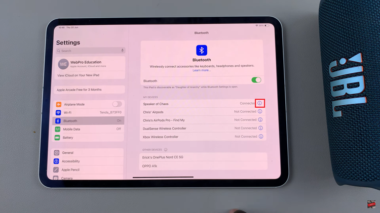 How To Rename Bluetooth Device On iPad