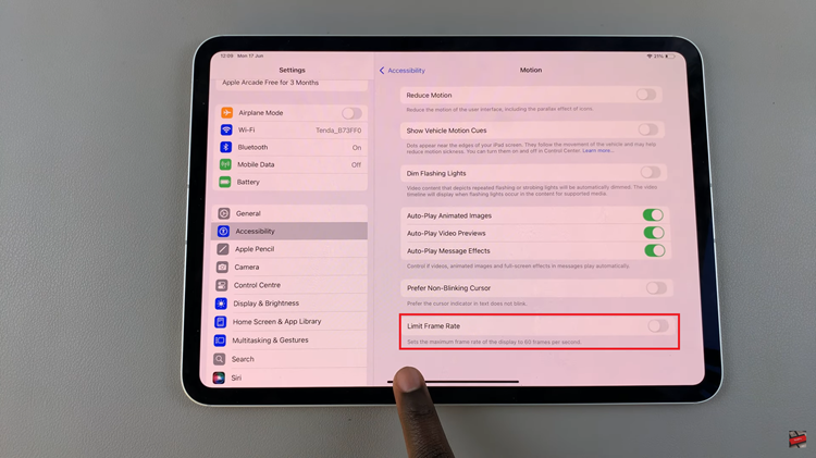 How To Turn OFF 120Hz Refresh Rate On M4 iPad Pro