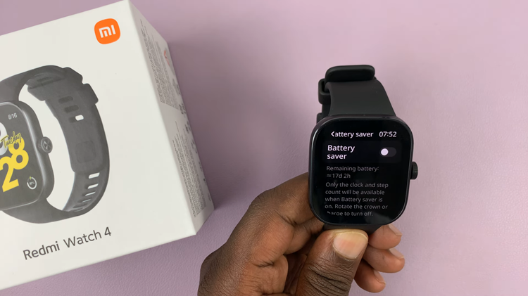 How To Turn ON Battery Saving Mode On Redmi Watch 4
